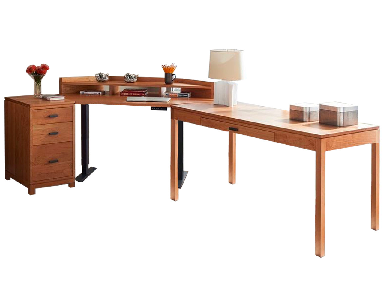 Glenwood Crawford Modular Desk System Country Willow