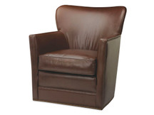 Cooper Leather Swivel Chair