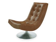 Derek Leather Swivel Chair