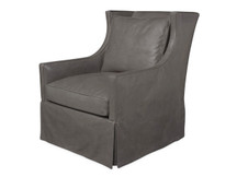 Everett Leather Swivel Chair