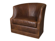 Lara Leather Swivel Chair