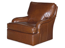Lindy Leather Swivel Chair