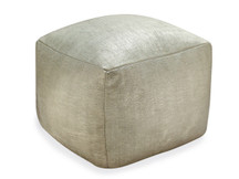 District Leather Ottoman