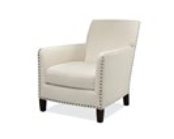 upholstered white chair
