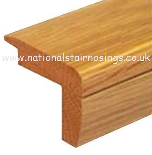 Solid Wood Hardwood Stair Step Nosing For Wooden Flooring Staircase. -  National Stair Nosings & Floor Edgings