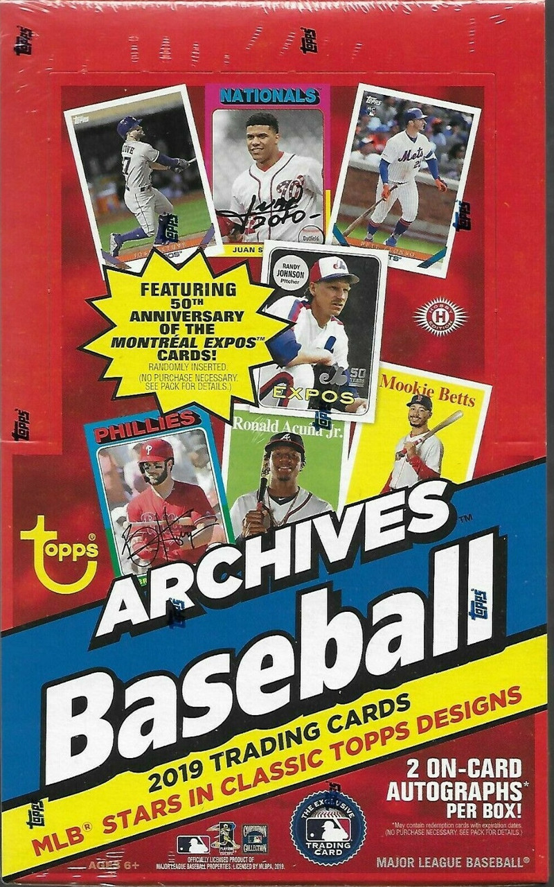 2019 Topps Archives Baseball Hobby Box Bp Sports Cards And