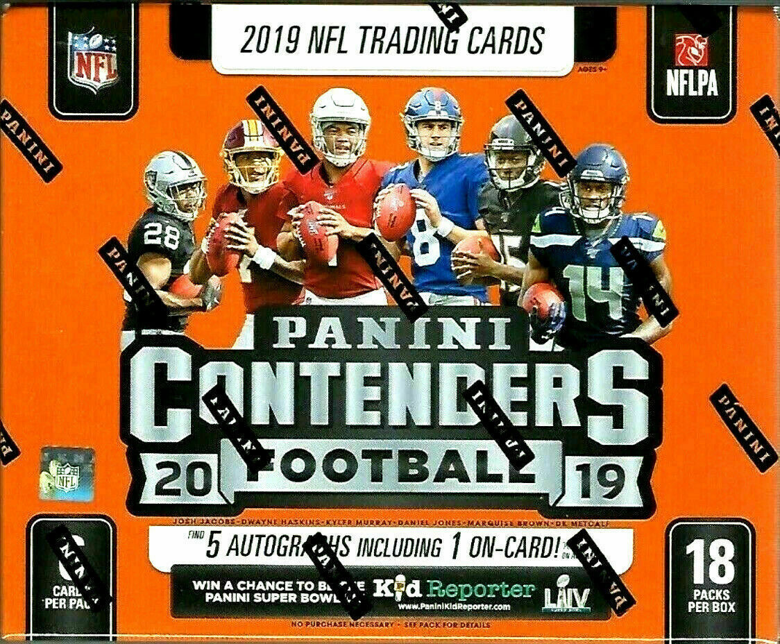 2019 Panini Contenders Football Hobby Box Bp Sports Cards And