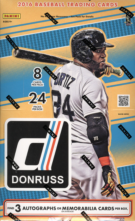 2016 Panini Donruss Baseball Hobby Box Bp Sports Cards And