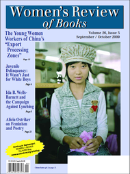 Women's Review of Books Volume 26, Issue 5 (PDF)