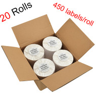 500-1500 Direct Thermal Address Shipping Labels 4x6 Roll 250/Roll for Zebra 2844 