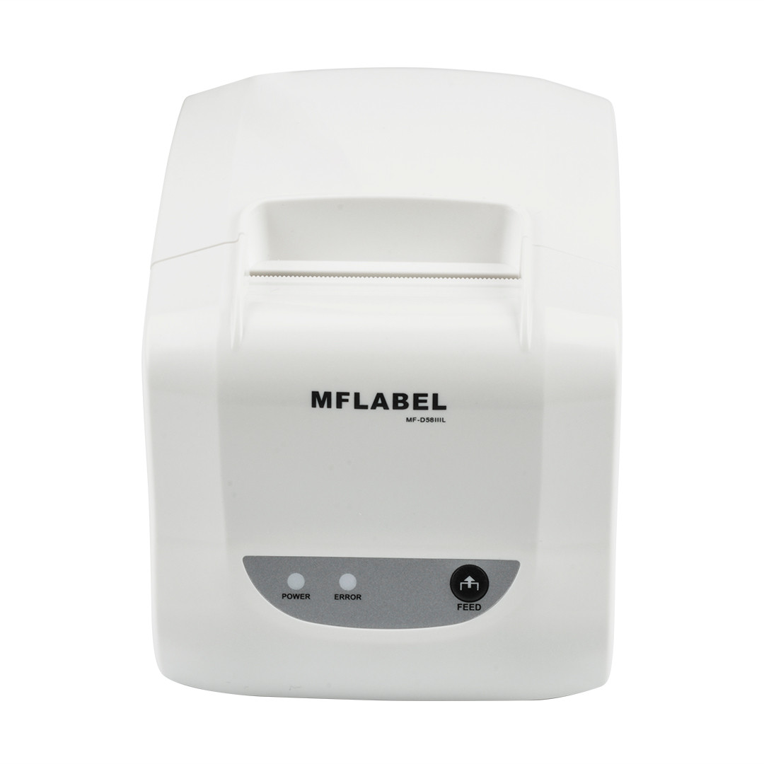 MFLABEL Thermal Receipt POS Professional Printer with USB LAN Serial Port Payment Machine for Home Business Supermarket ESC/POS Internal Power Supply and Cable Included Shop 
