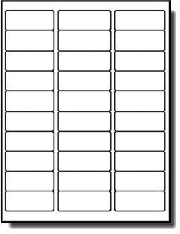 MFLABEL Sheets 30-UP Easy to Peel Address Labels 1