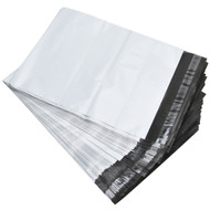 12X15.5 Poly Mailer 100 Bags Houselabels 2.35 mil thick White Shipping Envelope 