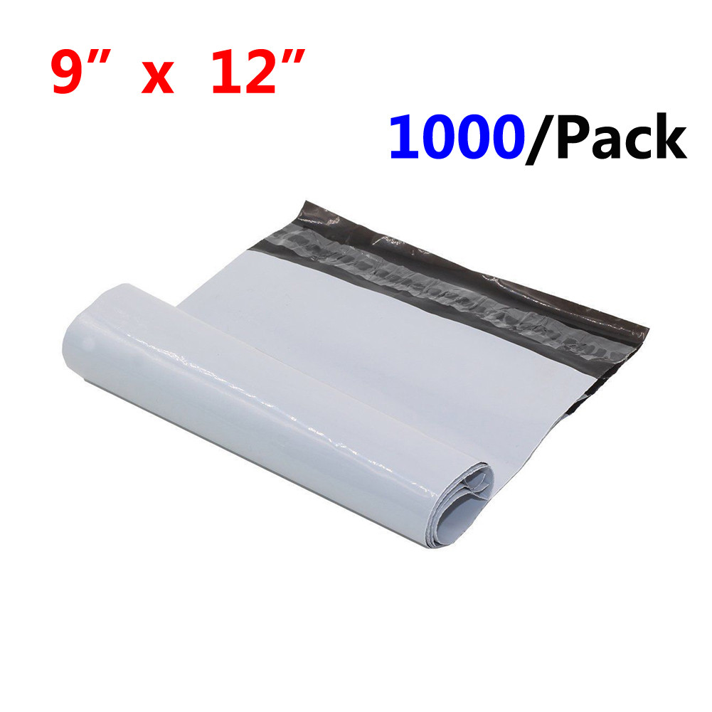 Pack of (1000), 9 x 12 4 mil Self-Seal Poly Bags