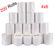8 Rolls 450/Roll 4x6 Direct Thermal Shipping Labels for Zebra 2844 Zp-500 ZP-505 