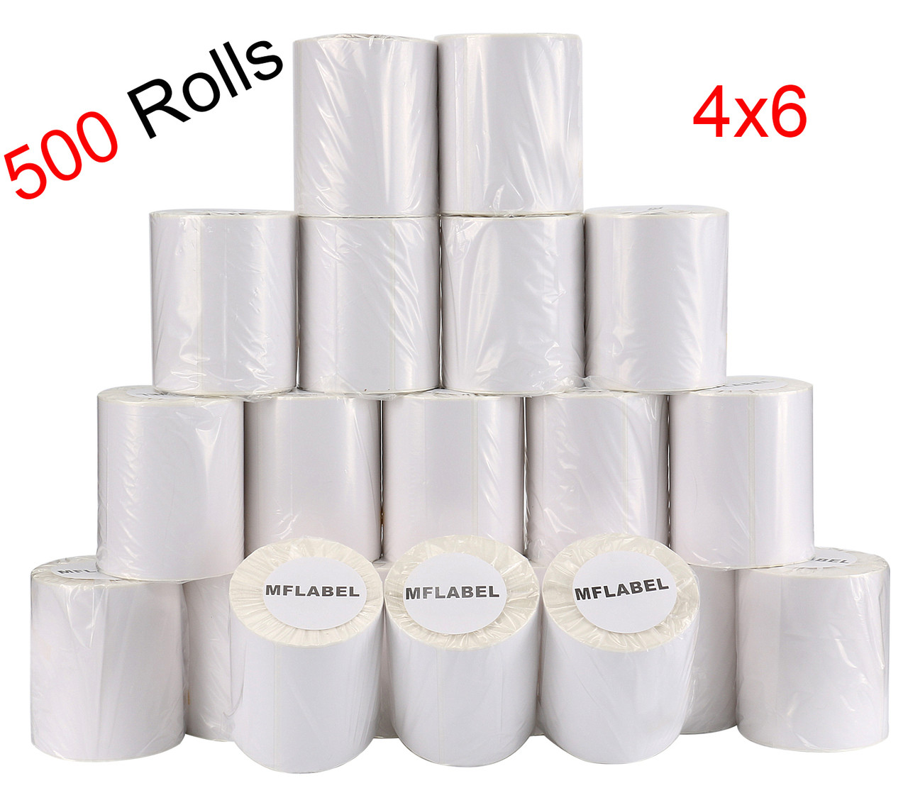 11 Rolls Zebra 2844 ZP450 Eltron 4x6 Direct Thermal Shipping Labels 250/roll 