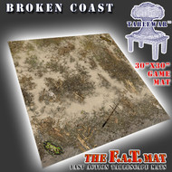 30x30" 'Broken Coast' Privateer Press branded F.A.T. Mat