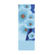 Powder Blue Floral Banner