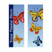 Colorful Butterflies Banner