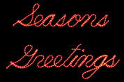 Seasons Greetings LED Sign