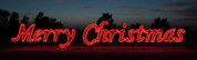 Merry Christmas Script (C7 LED) - Red