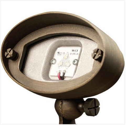 Advantage Lightsource LED 6W E.T. Wall Wash/Flood Light(Integrated) ADV-LED-FL-113B-6W, these lights are used to highlight large trees, homes, walls, and hedge lines. They come with a stake mount but the base can be mounted on walls or other flat surfaces and adjusted appropriately. The bases can even be mounted on large trees to deliver the "moon light" effect. 