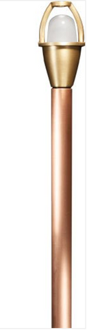 Advantage Lightsource Raw Copper/Natural Brass Path Light ADV-AP-00C-T3 (24"), great for lighting for sidewalks and walk ways, as well as lighting your flower beds for night time viewing. 