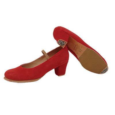 red flamenco shoes