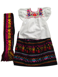 Indita Blouse, skirt and sash size 6