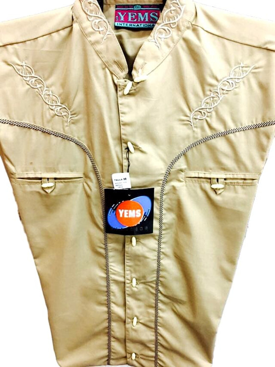 Camisa charra bordada hot sale