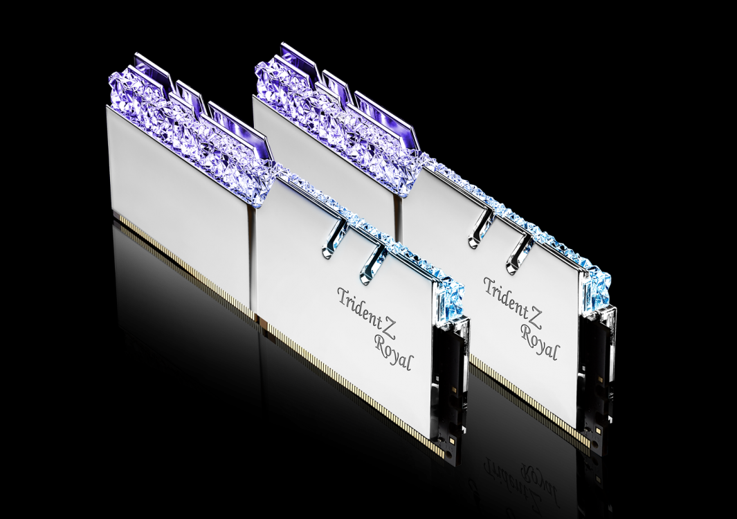 G Skill Trident Z Royal Ddr4 30mhz 16gb 2 X 8gb Desktop Memory With Rgb Led F4 30c16d 16gtrs Overclockers Zone G Skill Trident Z Royal Ddr4 30mhz 16gb 2 X 8gb Desktop Memory With Rgb Led F4 30c16d 16gtrs Overclockers Zone