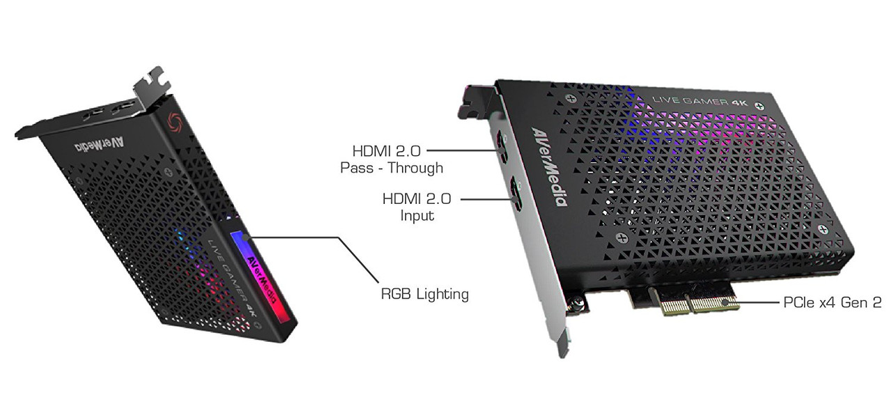 AverMedia Live Gamer 4K - GC573 4K HDR upto 240fps plug-and-play