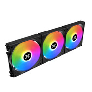 Xigmatek Starlink 120mm Black ARGB Computer Case Fan Triple Pack