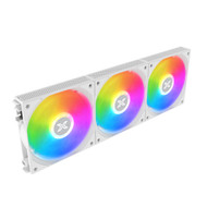 Xigmatek Starlink Arctic 120mm White ARGB Computer Case Fan Triple Pack