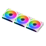Xigmatek Starlink Ultra Arctic 120mm White ARGB Computer Case Fan Triple Pack