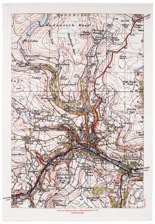 HEBDEN BRIDGE TEA TOWEL