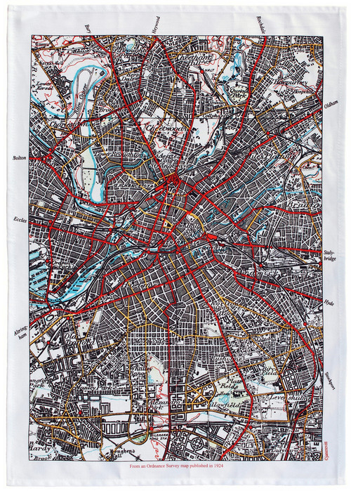 Manchester tea towel