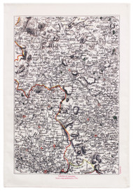 YORKSHIRE & LANCASHIRE TEA TOWEL