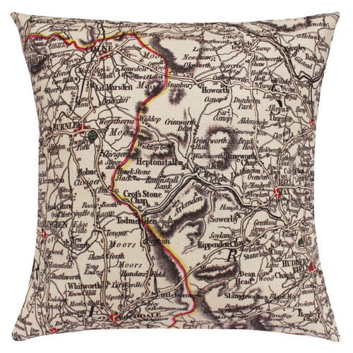 YORKSHIRE & LANCASHIRE CUSHION 1794