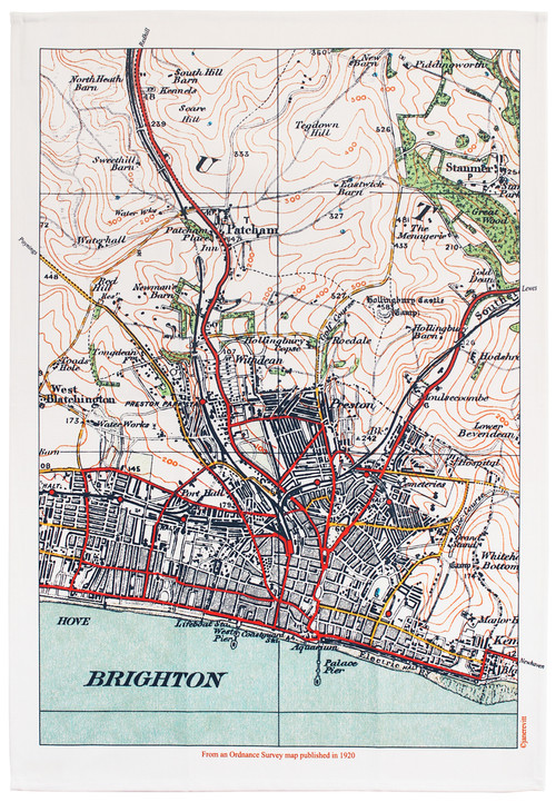 BRIGHTON & HOVE TEA TOWEL