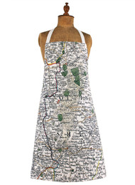 Nottinghamshire map apron jane revitt shop