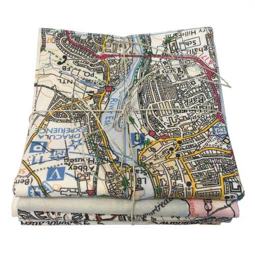 surprise bundle - 3 tea towels of the English coast