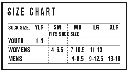 Ua Sock Size Chart