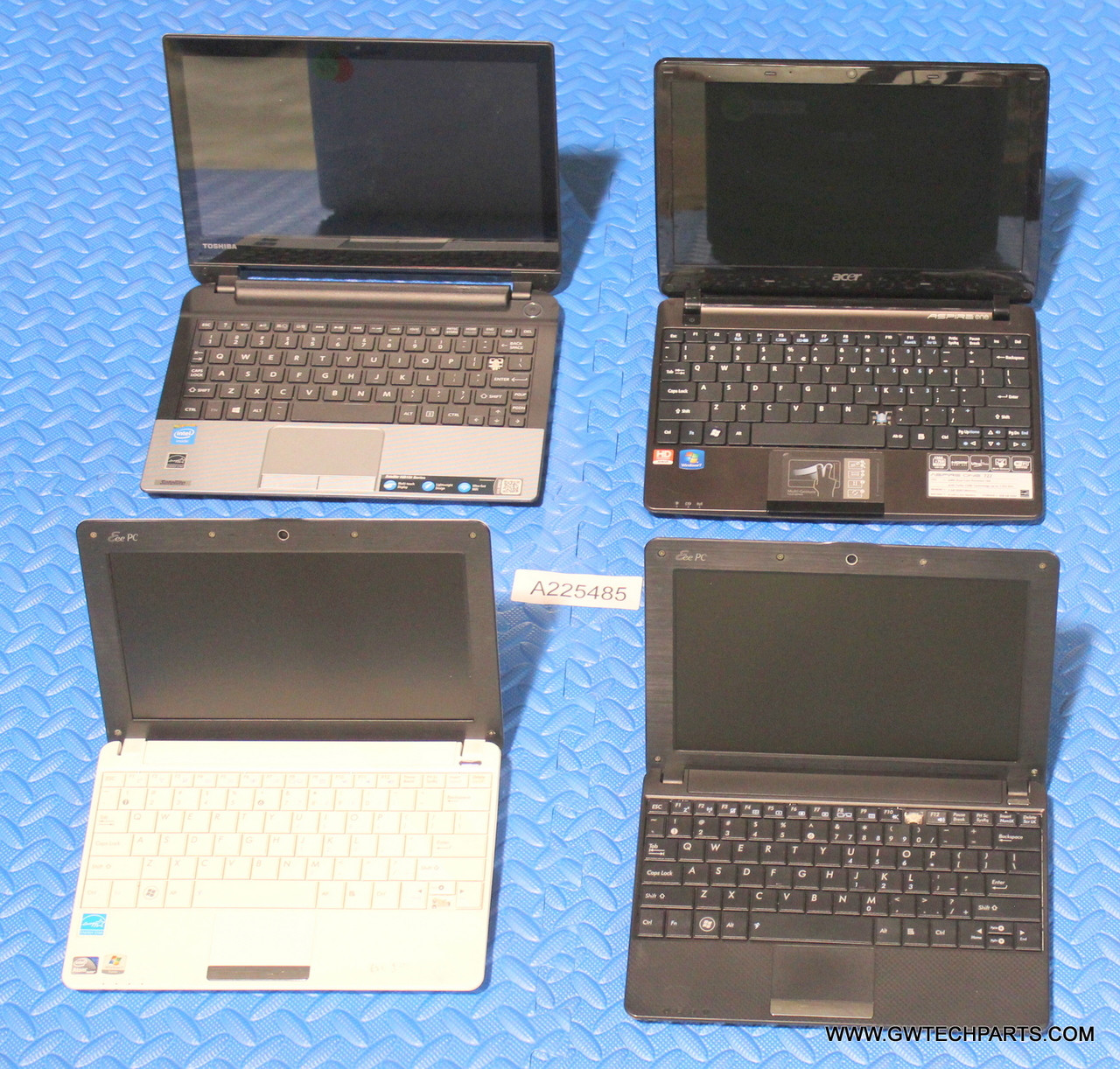 174X NETBOOK LAPTOPS MIXED BRANDS MISSING PARTS FUNCTION ISSUES