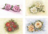 Sheet of 4 Roses