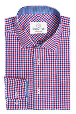 Brooklyn Red and Blue Small Gingham