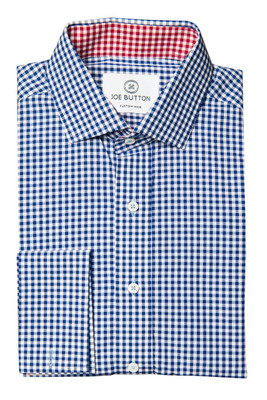 Brooklyn Red and Blue Small Gingham - Joe Button