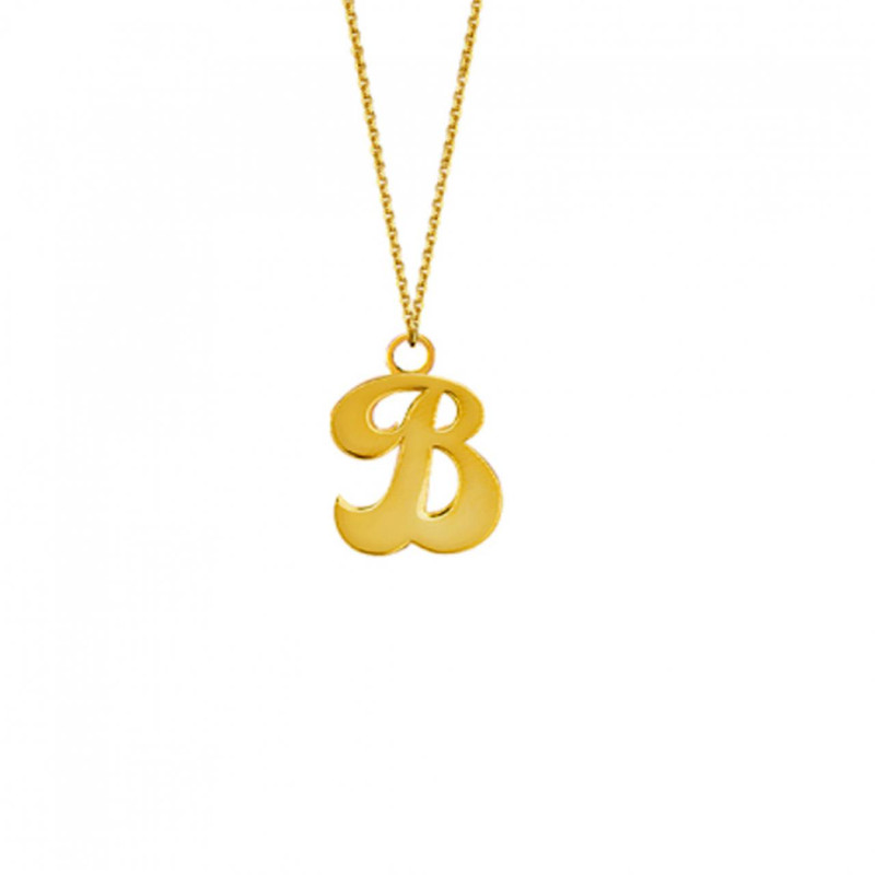 10 PCS Fashion Tiny Dainty Heart Initial Necklace Personalized Letter  Necklace, Letter L, Size:L (Gold)