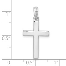 Sterling Silver - Petite Simple Cross Pendant & Chain