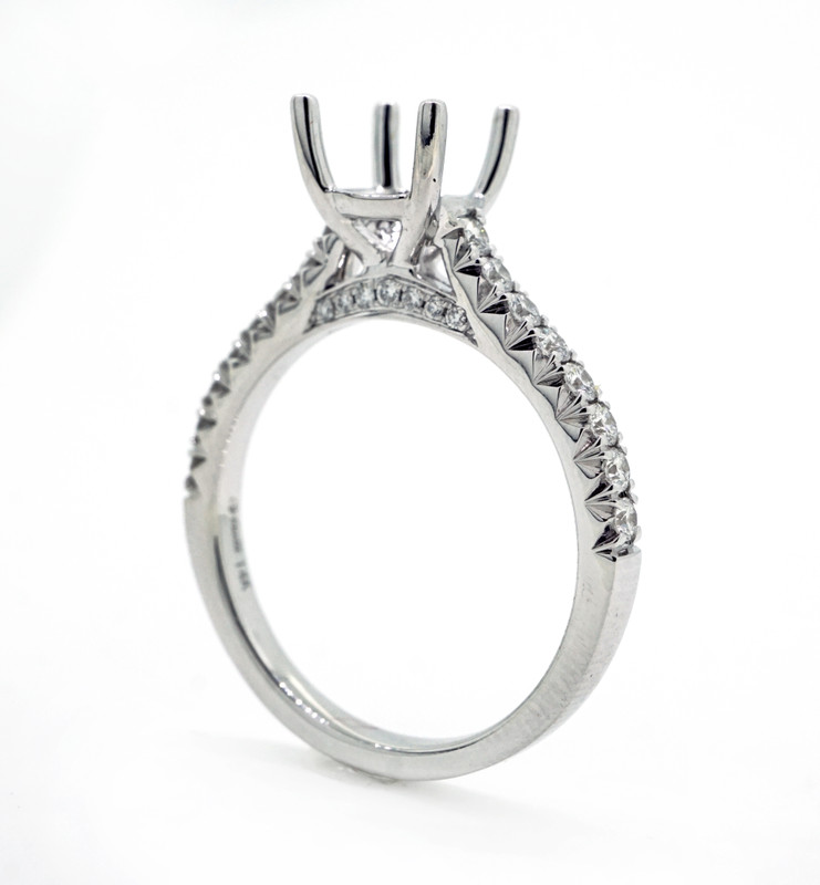Cathedral prong setting deals